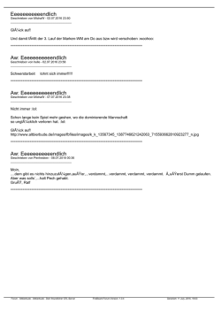 Eeeeeeeeeeendlich Aw: Eeeeeeeeeeendlich