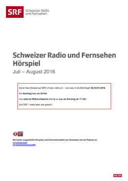 Juli &ndash; August 2016