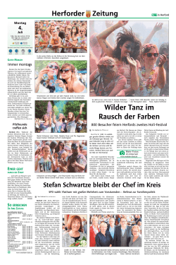 Presseartikel Herforder Kreisblatt