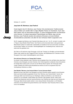 Jeep Press Release
