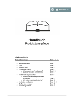 Handbuch - Kemmler DIT