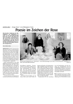 SP: Poesie im Zeichen der Rose