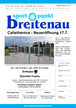 Ausgabe 02/16 - ASKÖ Breitenau
