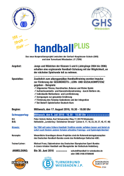 handballPLUS - Turnerbund Wiesbaden