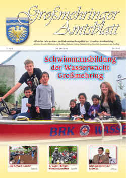 Amtsblatt Juli 2016 - Gemeinde Großmehring