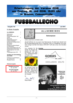 Heft xxx - Sportfreunde Mastershausen eV