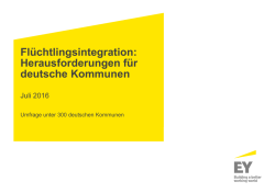 Herausforderungen f&uuml;r deutsche Kommunen