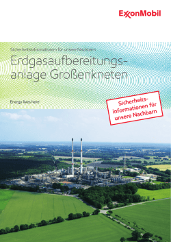 Erdgasaufbereitungs- anlage Gro&szlig;enkneten