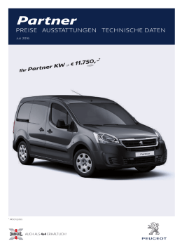 Partner - Peugeot Professional