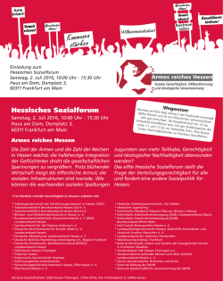Hessisches Sozialforum