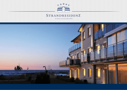 Hausprospekt  - Strandresidenz