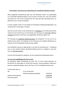 Editorial Juli 2016 - Steuerkanzlei