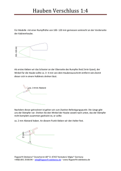 Hauben Verschluss 1:4