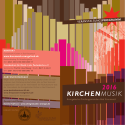 kirchenmusik - pauluskantorei