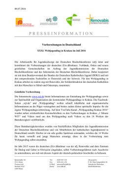 Hintergrundinformationen zur Vorbereitung in Deutschland auf den