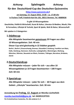 Infos und Anmeldungen siehe hier.