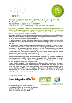 Seminar_Kooperation Energiegenos mit Kommunen und