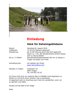 H&ouml;ck f&uuml;r Daheimgebliebene - fotoclub