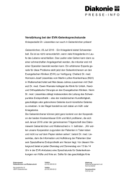 presse - info - Diakoniewerk Gelsenkirchen und Wattenscheid