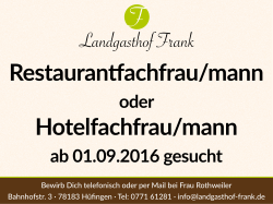 Bewirb Dich telefonisch oder per Mail bei Frau Rothweiler