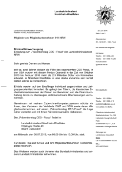 Landeskriminalamt Nordrhein-Westfalen Mitglieder