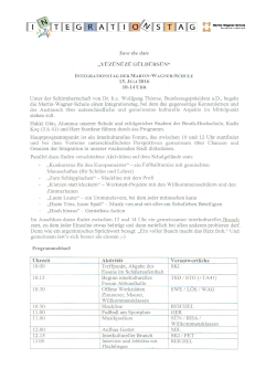 Integrationstag - Martin-Wagner