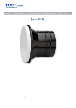 Serie FV-EU - TROX Austria GmbH
