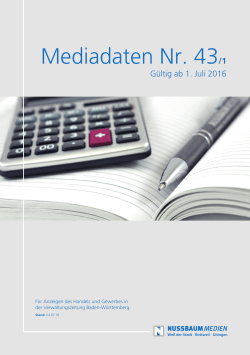 Mediadaten Nr. 43/1