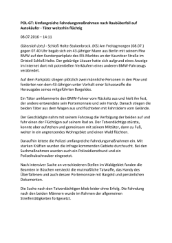 Den ausführlichen Polizeibericht mit
