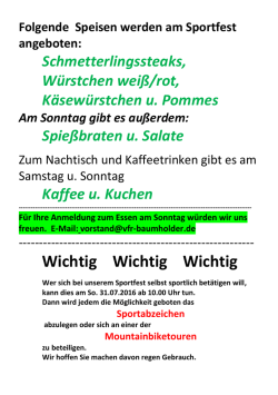 Wichtig Wichtig Wichtig