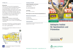 Flyer (PDF-Datei) - Asklepios Kliniken