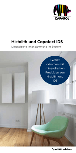Histolith und Capatect IDS