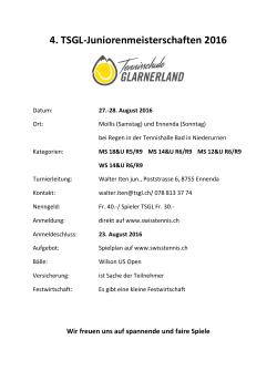 Ausschreibung