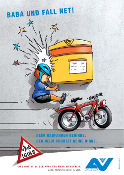 Poster Ausrüstung Volksschule Fahrradhelm - BABA und