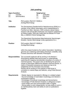 Job posting