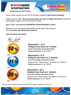 Einfach beigef&uuml;gten Coupon ausdrucken und sparen.