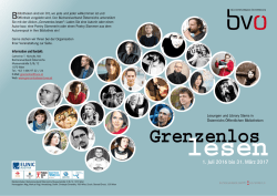 Grenzenlos lesen - B&uuml;chereiverband &Ouml;sterreichs