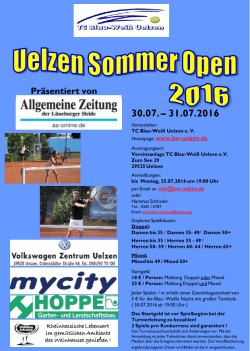 Uelzen Sommer Open - TC Blau