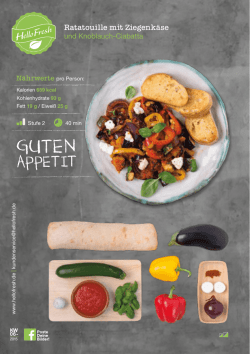 HelloFresh Rezeptkarte