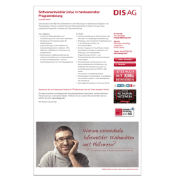 DIS AG - Softwareentwickler (m/w) in hardwarenaher