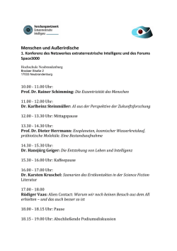 Menschen und Außerirdische