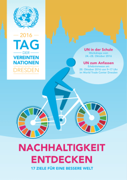 Informationsblatt f&uuml;r Schulen - DGVN Landesverband Sachsen