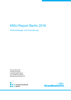 KMU-Report Berlin 2016