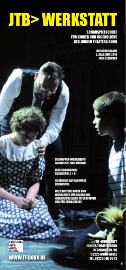 jtb> werkstatt - Junges Theater Bonn