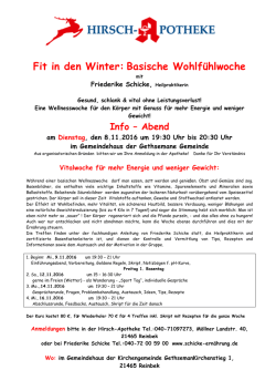 Infos hier - Schicke