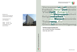 Verfassungsschutzbericht des Landes Nordrhein