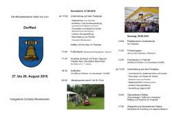 Dorffest 27. bis 28. August 2016 - Altes Pastorenhaus Misselwarden
