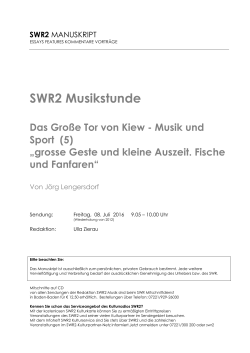 Musikstunde: Geigenbauer I