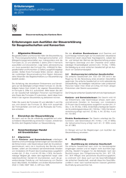 Erläuterungen Baugesellschaften und Konsortien