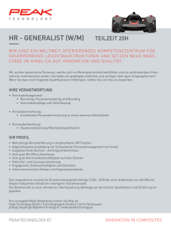 Informationen - Peak Technology